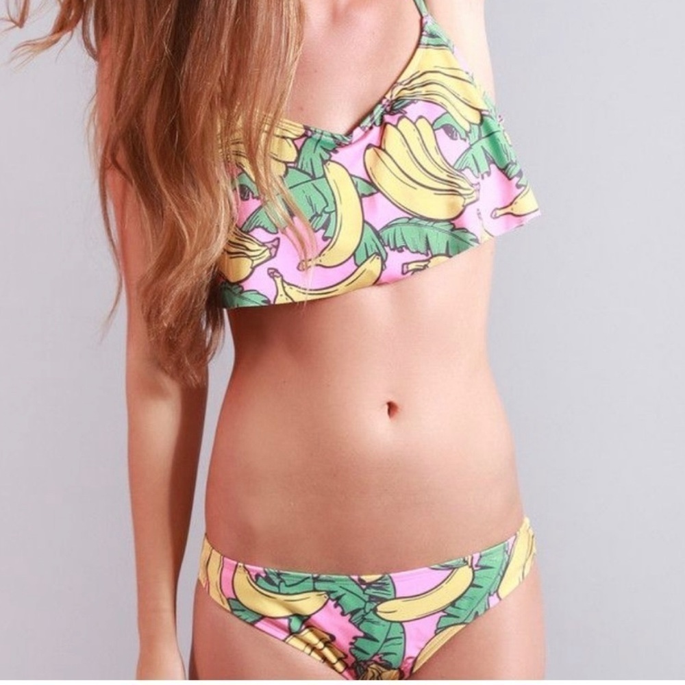Wildfox Banana Print Bikini
